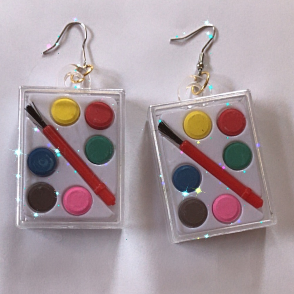 paintbrush earringz <3 - Picture 1 of 1